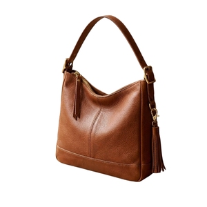 Fashionable Genuine Leather Women's Stylish Crossbody Shoulder <b>Handbags</b> Large Capacity Waterproof Zipper Customizable Portable - Product Image 5