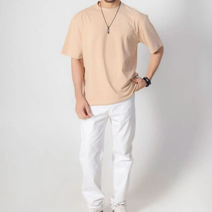 T-shirt à manches courtes pour homme, léger, tendance été, couleur personnalisée, t-shirts pour homme - Product Image 1