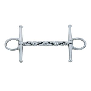 Mors de joue complet articulé avec des mors de cheval à rouleau en cuivre équipement équin équestre mors de joue complet allemand argent - Product Image 5