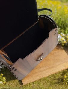 Bolso de Mano de Madera con Aspecto de Lujo, Bolso de Diseño Hecho a Mano a Precio Accesible para Mujeres, para Fiestas, Bodas, Eventos Nocturnos y Festividades - Product Image 4