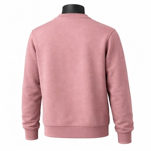 Sudadera Premium de Cuello Redondo Teñida en Prenda, de Algodón Suave, Estilo Casual Minimalista, Personalizable OEM al por Mayor - Product Image 3