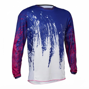 Jersey de Ciclismo de Montaña de Secado Rápido de Poliéster para Motocross DH MX Downhill Offroad para Hombre - Product Image 3