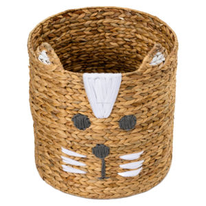 atural Water Hyacinth <b>Cat</b> Laundry Basket Handmade Woven Storage Basket <b>for</b> Kids Room By King Craft Viet - Product Image 4