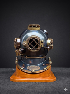 Casco de Buceo Estilo Vintage, Decoración Náutica Marítima, Réplica de Casco de Buceador de Aguas Profundas, Casco de Buceo Antiguo, Modelo de Exhibición Marítima - Product Image 2
