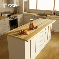 SSR VINA-Comptoir en bois d'acacia collé Live Edge-Personnalisez les tailles en bois massif pour dessus de table à manger, comptoir de cuisine
