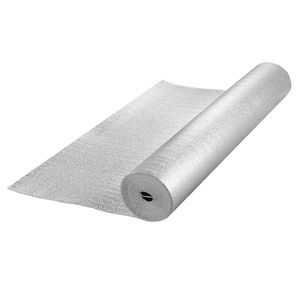 Barriera Radiante a Doppia Riflettività 3,2 mm 48 X 25 ft, Isolamento in Alluminio Bilaterale con Schiuma EPE e Pannelli in Schiuma EPS 25 - Product Image 1