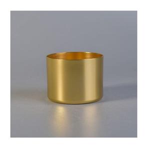 Venta al por Mayor de Frascos de Velas de Acero Inoxidable de Lujo con Acabado Dorado para Decoración del Hogar - Product Image 4