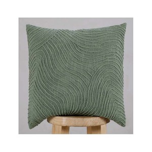 Funda de Cojín Cuadrada de Algodón y Lino, Estilo Tejido Liso, Decorativa para el Hogar - Product Image 4