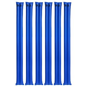 Sacche d'acqua per copertura piscina a doppia camera da 8 piedi, confezione da 6, in PVC spesso 0,4 mm, a prova di perdite, con pesi a vite a C e tubi d'acqua - per copertura piscina - Product Image 1
