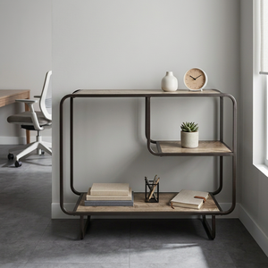 Mueble de Salón Moderno que Ahorra Espacio con Estructura Metálica y Diseño de Panel Plano para Almacenamiento en Apartamentos - Product Image 3