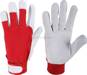 Gants de travail en cuir robustes, multi-usages, lavables en machine, pour le jardinage et les activités de plein air, les plus vendus en gros, en provenance du Pakistan - Product Image 3