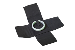 Pochette de rangement pour bracelet en cuir de mouton véritable avec fermeture à bouton, forme rectangulaire, texture premium, organiseur de bijoux 130x125x13mm - Product Image 3