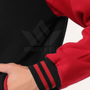 Chaqueta Letterman de Invierno para Hombre, Estilo Minimalista con Logotipo Frontal, Aspecto Casual, Tela Suave para Moda Urbana y Uso Diario - Product Image 4