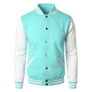 Hot Selling Men's Varsity <b>Jackets</b> Wool Body With <b>Leather</b> Sleeves <b>Winter</b> Outdoor Wear Collage Varsity <b>Jackets</b> 2026 - Product Image 2