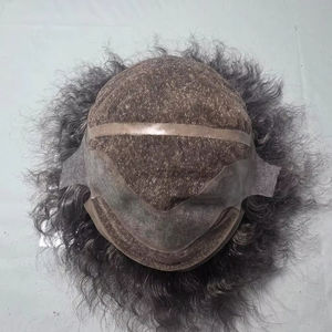 Peluca Completa de Cabello Humano 100% Natural con Cabello Rizado Indio Remy - Product Image 4