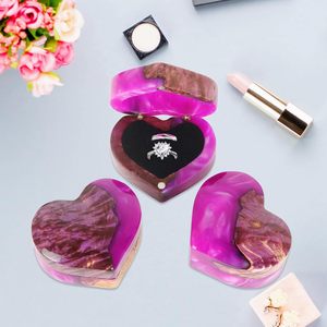 Luxury <b>Ring</b> <b>Box</b>, Personalized Wooden <b>Ring</b> <b>Box</b>,Engagement <b>ring</b> <b>box</b>, Double Slotted Jewelry <b>Box</b>, Wedding, <b>Proposal</b>, Birthday and - Product Image 3