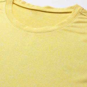 Vente en gros de t-shirt à manches longues uni avec logo personnalisé pour femmes t-shirts en jersey de polyester 100% doux et respirant à séchage rapide pour filles - Product Image 6