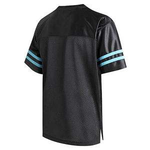 เสื้อฟุตบอลอเมริกันชายคุณภาพสูงสั่งทำได้ตามต้องการสำหรับฤดูร้อน ขายส่ง เสื้อแขนสั้นคอวี เสื้อฟุตบอลย้อนยุคสำหรับผู้ชาย - Product Image 4