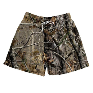 กางเกงขาสั้นออกกำลังกายลายพรางแฟชั่นสำหรับผู้ชาย โลโก้สั่งทำได้ ผ้าคอตตอนเนื้อหนา สำหรับวิ่ง ฟิตเนส มีเชือกผูกเอว - Product Image 1