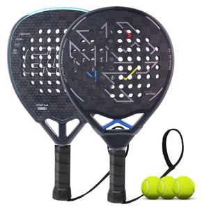 Raqueta de Pádel de Alta Calidad con Núcleo de Fibra de Carbono 12K, Acabado de Lija de Espuma Elite, Cabeza en Forma de Diamante, 45CM, 350-370g, Ecológica - Product Image 4