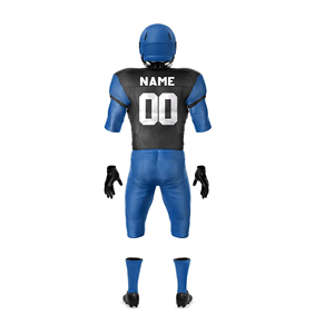 <b>Light</b> Weight Breathable Short Sleeve Custom American Football Uniform Plus Size High Quality Plain Color Mesh Fabric Sublimated - Product Image 3