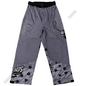 Sibrin Custom Printed Sublimated Inline <b>Roller</b> Hockey Pants Polyester Mesh Cordura Padding Pro Protective Breathable UV - Product Image 2