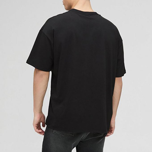 Nouveau style 2026 T-shirts oversize pour hommes à épaules tombantes, impression de logo personnalisée, T-shirts en coton 240 g/m² - Product Image 5