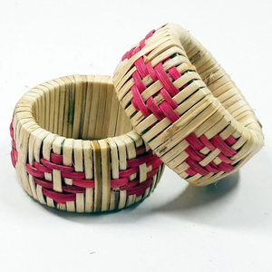 Porte-serviettes rond en bambou naturel et écologique, design classique, en stock pour la décoration de Noël des restaurants FAIZA CRAFT - Product Image 6