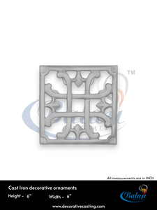 Balaji Metals BM-276 Piezas de Repuesto para Puerta de Jardín de Hierro Fundido de Alta Resistencia, Color Gris, Acabado Pulido Liso, Fácil de Montar - Product Image 3