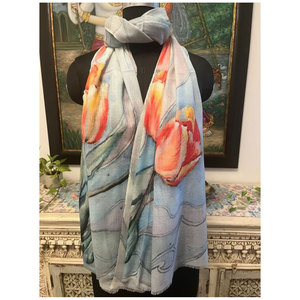 Premium Quality Printed Stole 70x200 CMS Elegant Fashion Scarf Soft Lightweight Stylish <b>Wrap</b> for Women Ready Stock - Product Image 1