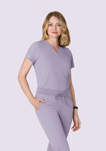 Bata de laboratorio unisex de punto sin costuras de algodón y poliéster blanco de alta calidad Sike Custom para detección de agujas, uniformes de hospital para médicos - Product Image 2