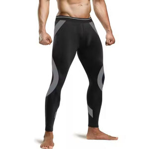 Leggings de sport pour hommes les plus vendus – Taille mi-haute, respirants, sans coutures, en élasthanne, pour la course et le quotidien, pour garçons, respirants - Product Image 3