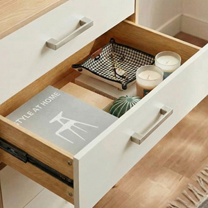 Factory Direct Modern Zinc Alloy Cabinet Handle Brushed <b>Bar</b> <b>Pull</b> <b>for</b> Kitchen Bathroom Bedroom Nightstands Square Design - Product Image 6