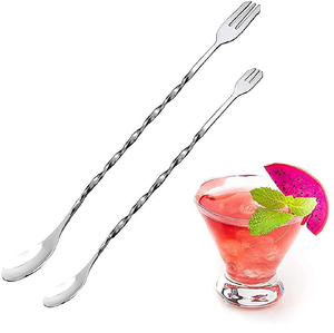 Stainless Steel Cocktail Stirrer <b>Spoon</b> for <b>Coffee</b> Tea Long Stirring Cocktail Mixing <b>Spoon</b> Best Selling Sale - Product Image 5
