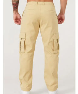 Pantalones Cargo de Algodón 100% Transpirables y Ecológicos para Hombre, Uso Diario, Venta al Por Mayor, Diseño Personalizable con Bolsillos Premium - Product Image 3