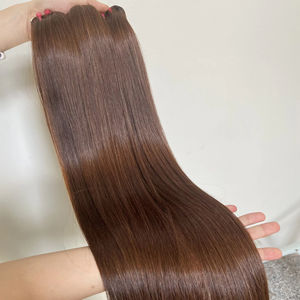 Extensiones de Cabello Liso de Hueso, Pelucas Bob Sedoso Super Brillante, Cabello Humano Remy de Vietnam Enredado Libre de Encaje Frontal - Product Image 1