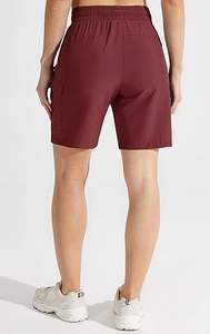 Shorts cargo de randonnée pour femme, coupe ample, taille mi-haute, séchage rapide, légers, pour le golf, la course et les loisirs d'été - Product Image 2