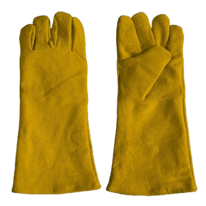 Guantes de Soldadura de Cuero Vacuno de Alta Calidad, Guantes de Seguridad de Alto Rendimiento, Función Ignífuga, Equipo de Protección Personal - Product Image 2