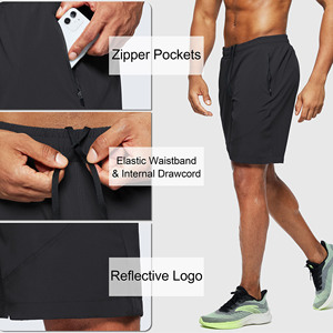 Pantalones Cortos Deportivos de Alta Calidad para Hombre, de Secado Rápido, de Poliéster, para Correr, Entrenar, Trotar, Cómodos para Actividades al Aire Libre - Product Image 6