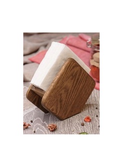 Rustic wooden napkin holder handcrafted dining table accessory stylish <b>kitchen</b> organizer home <b>decor</b> gift <b>item</b> - Product Image 2