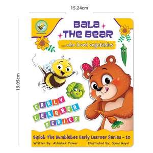 Libro de la Serie para Aprendizaje Temprano de Biplob, Libro 10: Bala el Oso, el que Amaba las Verduras, Libro de Rompecabezas con Audio sobre Buenos Hábitos - Product Image 6