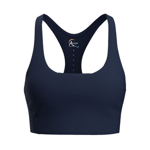 Amazop Industries Custom Gym Sports <b>Bra</b> Women Polyester <b>Stretch</b> Breathable Quick Dry Fitness Yoga <b>Bra</b> OEM Manufacturer - Product Image 1