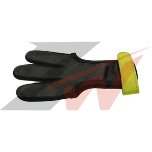 Gants en cuir personnalisés de haute qualité avec logo pour le tir à l'arc, antidérapants, protection des mains pour les sports de plein air - Product Image 2