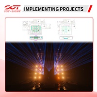 Fabricant d'éclairages de scène tout-en-un avec conception et installation de projets pour festivals de musique et festivals en plein air
