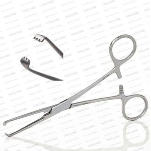 Pinces à tissus Allis, gamme 4¾" à 11¾" – Pinces chirurgicales de préhension en acier inoxydable – Pinces intestinales à 4x5 et 5x6 dents - Product Image 3