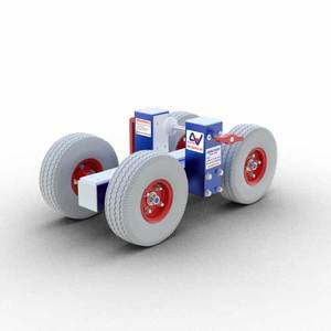 Aluminium Tug Dolly for Glass <b>Transportation</b> & Granite Slab Installation Four-Wheel Lifting Dolly with OEM Customization Support - Product Image 6