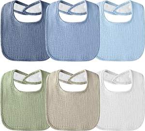 Bavoir pour bébé en bambou 95% et élasthanne 5%, confortable et respirant - Product Image 1