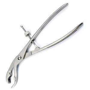 Pinzas para Sujetar Huesos, Mandíbula Estrecha, Acero Inoxidable, Instrumento Quirúrgico Ortopédico para Agarrar Huesos de Forma Segura, Reducción de Fracturas - Product Image 1