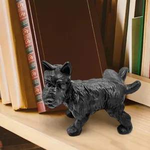Figurine de bouledogue français en aluminium poli avec impression par gravure, 6 pouces, décoration d'intérieur, sculpture animale - Product Image 5