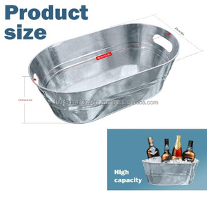 Maceta de hierro galvanizado, decoración moderna ecológica para el hogar para plantar con opciones personalizadas - Product Image 2